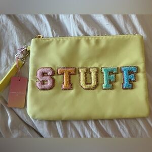 Stoney Clover Lane x Target Yellow “Stuff” Patches Pouch
